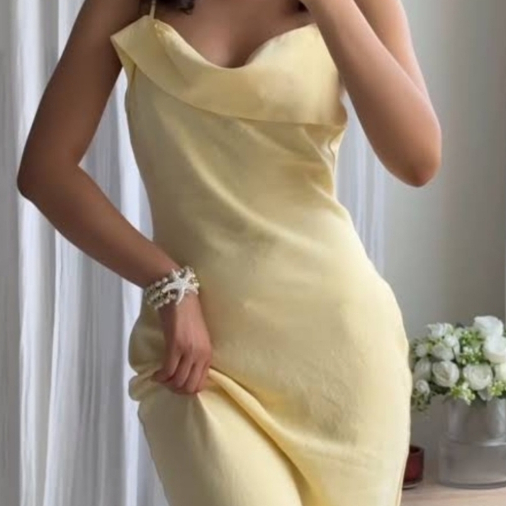 New Ramie Camisole Midi Dress - Picture 7 of 13